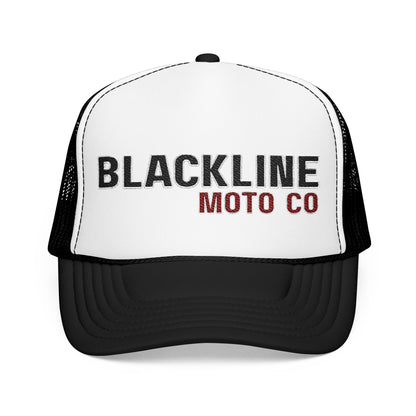 Blackline Moto Co – Foam Trucker Hat (Embroidered Logo)