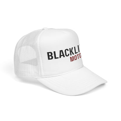 Blackline Moto Co – Foam Trucker Hat (Embroidered Logo)