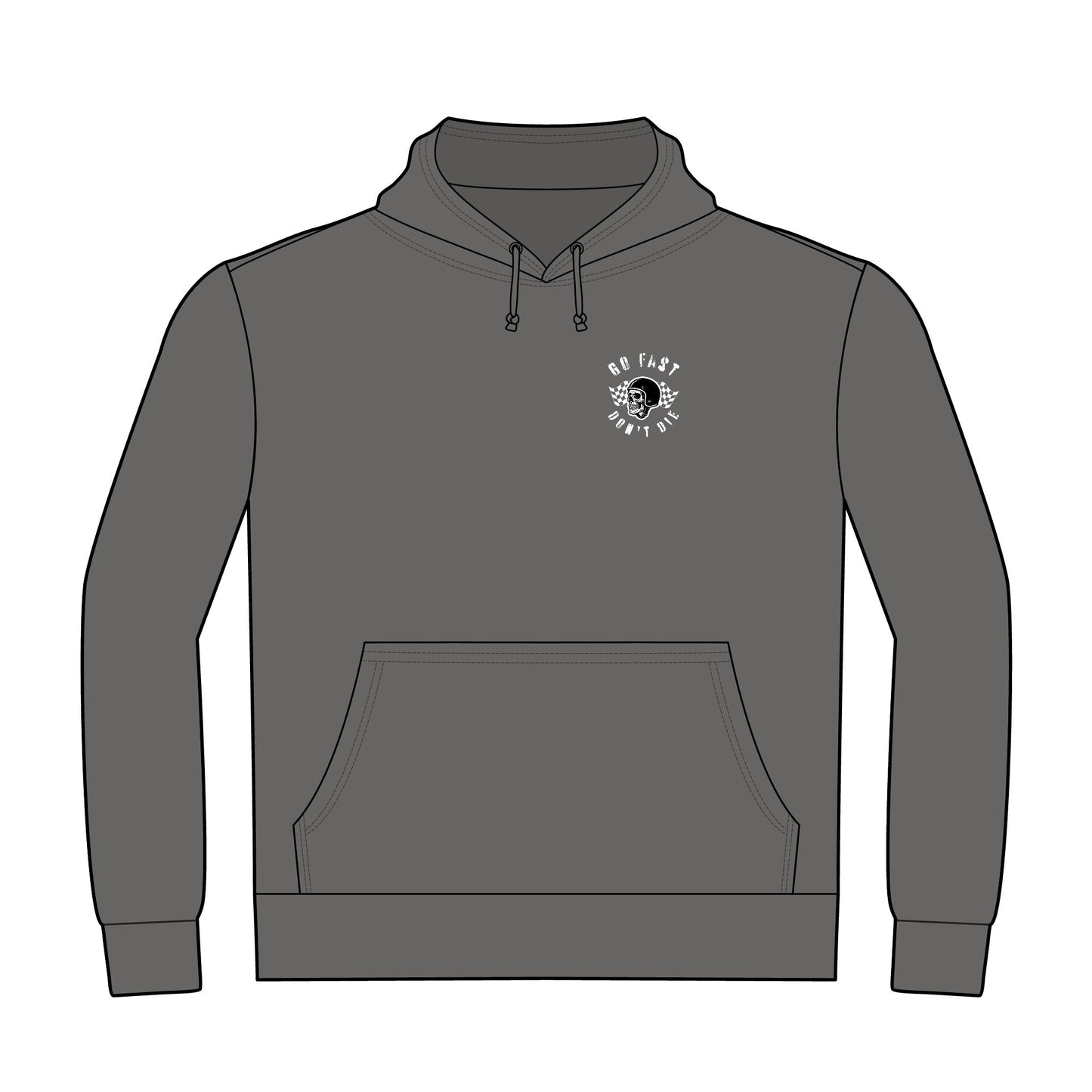 Blackline Moto Co – “Keep 2 Down” Hoodie (Go Fast Don’t Die)